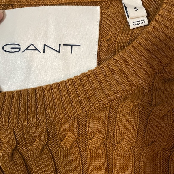 Rust/ Mustard mid sleeve sweater - Picture 5 of 6